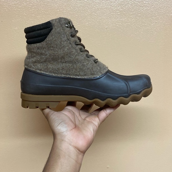 Sperry Top-Sider Avenue 3M Thinsulate Wool Rubber Duck Boots “Brown” - Picture 11 of 17